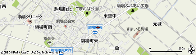 愛知県豊田市駒場町東埜中54周辺の地図