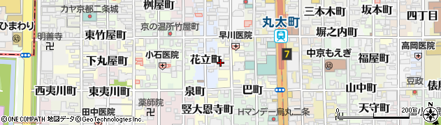 京都府京都市中京区鏡屋町周辺の地図