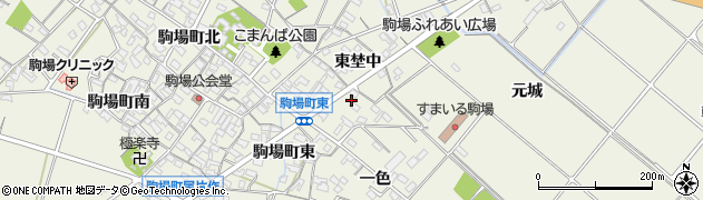 愛知県豊田市駒場町東埜中61周辺の地図