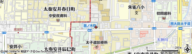 京都府京都市中京区西ノ京小堀池町周辺の地図