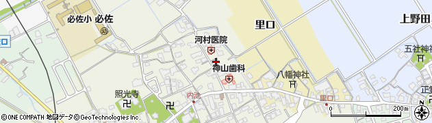 滋賀県蒲生郡日野町内池363周辺の地図