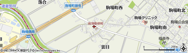 愛知県豊田市駒場町雲目24周辺の地図