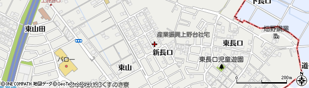 愛知県東海市富木島町（新長口）周辺の地図
