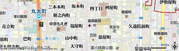 京都府京都市中京区絹屋町122周辺の地図