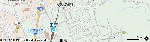 静岡県伊豆の国市田京652周辺の地図