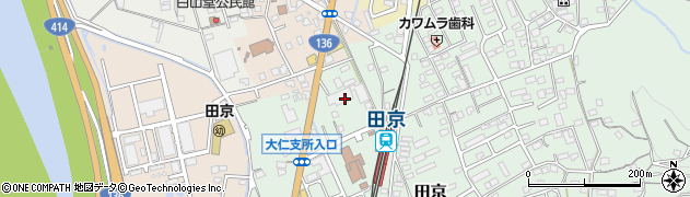 静岡県伊豆の国市田京295周辺の地図