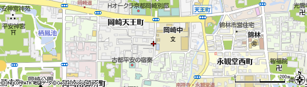 京都府京都市左京区岡崎天王町32周辺の地図
