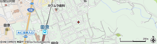 静岡県伊豆の国市田京646周辺の地図