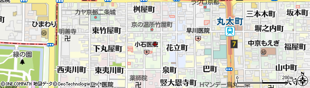 京都府京都市中京区弁財天町299周辺の地図