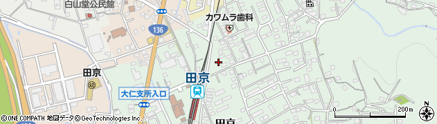 静岡県伊豆の国市田京689周辺の地図