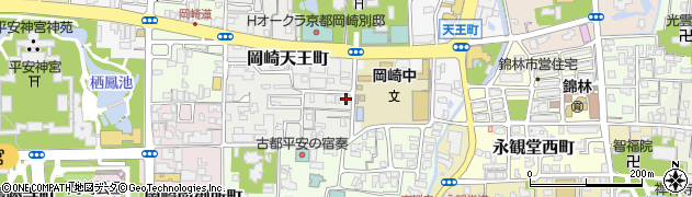 京都府京都市左京区岡崎天王町31周辺の地図
