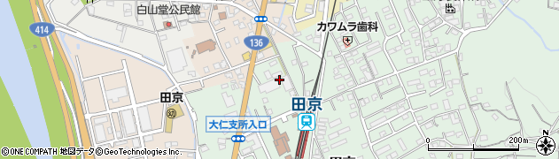 静岡県伊豆の国市田京294周辺の地図