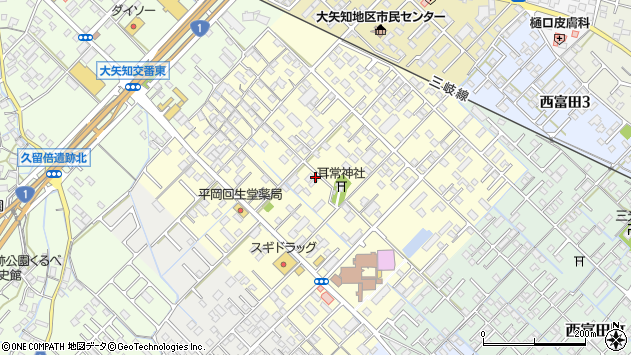 〒510-8028 三重県四日市市下之宮町の地図