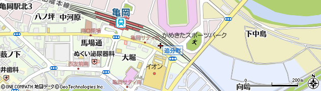 ＫＣＳセンター・亀岡駅前周辺の地図