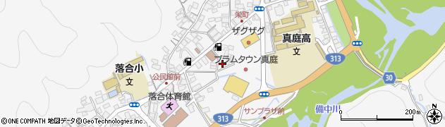 岡山県真庭市落合垂水504周辺の地図