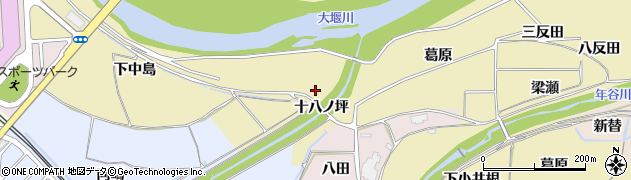 京都府亀岡市保津町（十八ノ坪）周辺の地図