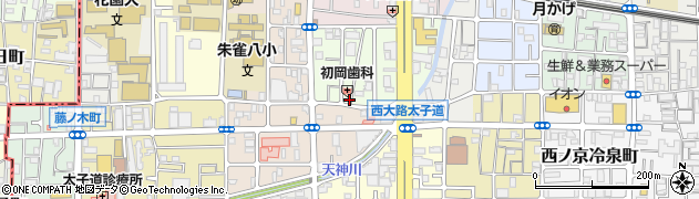 京都府京都市中京区西ノ京中御門東町60周辺の地図