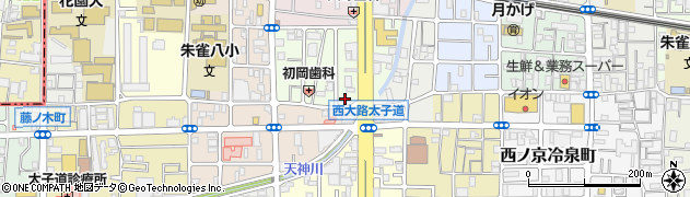 京都府京都市中京区西ノ京中御門東町109周辺の地図