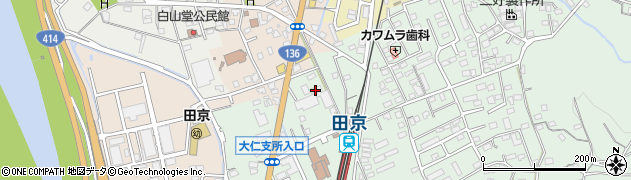 静岡県伊豆の国市田京290周辺の地図