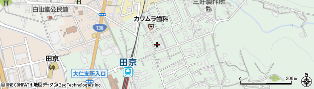 静岡県伊豆の国市田京695周辺の地図