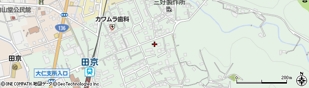 静岡県伊豆の国市田京647周辺の地図