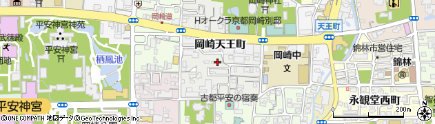 京都府京都市左京区岡崎天王町59周辺の地図