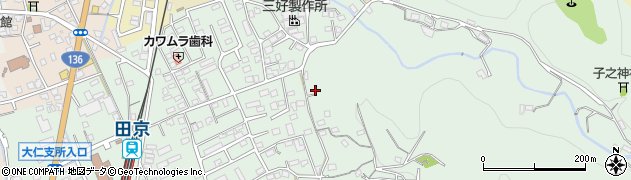 静岡県伊豆の国市田京775周辺の地図