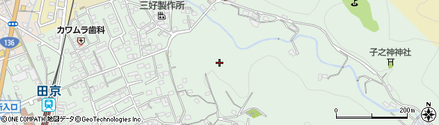 静岡県伊豆の国市田京828周辺の地図