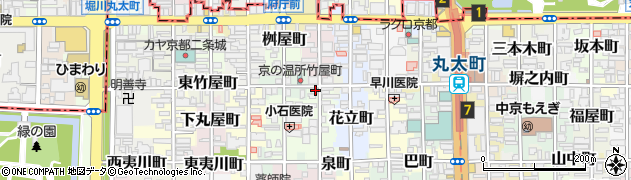 京都府京都市中京区弁財天町288周辺の地図