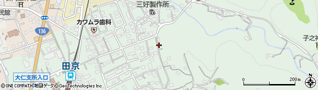 静岡県伊豆の国市田京773周辺の地図