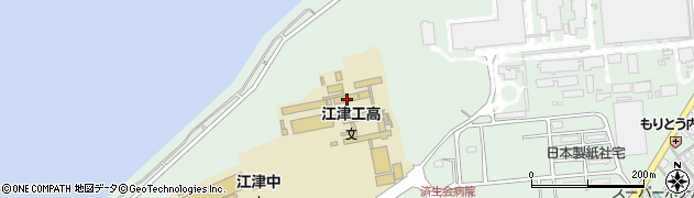 島根県立　江津工業高等学校・総合電気科周辺の地図