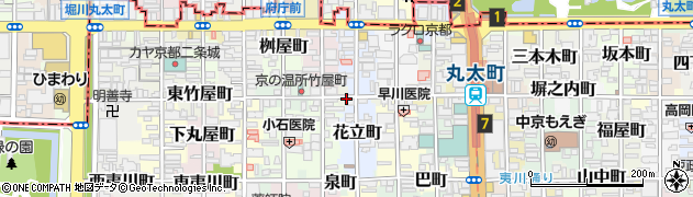 京都府京都市中京区相生町周辺の地図