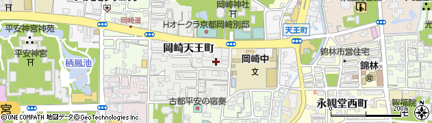 京都府京都市左京区岡崎天王町30周辺の地図