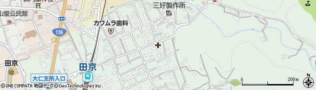 静岡県伊豆の国市田京645周辺の地図