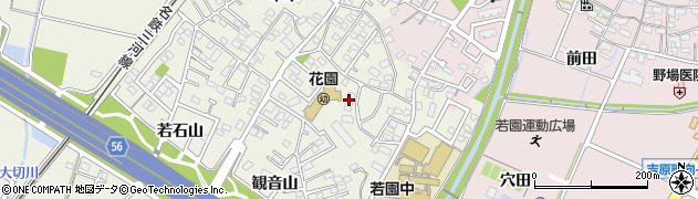 愛知県豊田市花園町（塩倉）周辺の地図