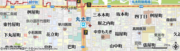 京都府京都市中京区清水町周辺の地図
