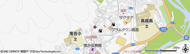 岡山県真庭市落合垂水501周辺の地図
