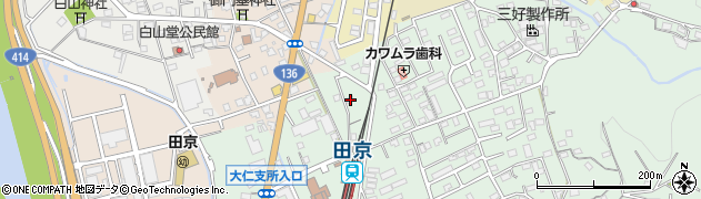 静岡県伊豆の国市田京682周辺の地図
