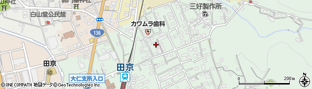 静岡県伊豆の国市田京697周辺の地図