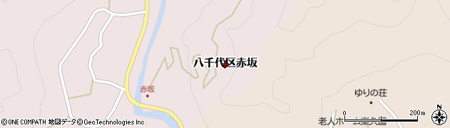 兵庫県多可町（多可郡）八千代区赤坂周辺の地図