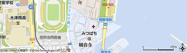 滋賀県大津市観音寺18周辺の地図