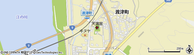 天幡宮周辺の地図