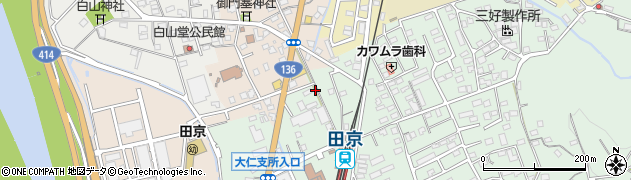 静岡県伊豆の国市田京289周辺の地図