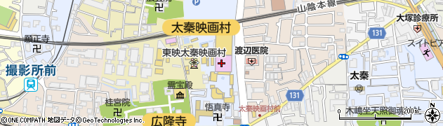 東映太秦映画村東映京都スタジオ管理部周辺の地図