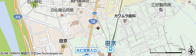 静岡県伊豆の国市田京287周辺の地図