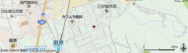 静岡県伊豆の国市田京710周辺の地図