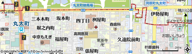 京都弁護士会京都駅前法律相談センター夜間クレジット・サラ金相談周辺の地図