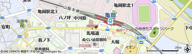 エイブルネットワーク亀岡駅前店周辺の地図