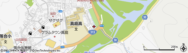 岡山県真庭市落合垂水461周辺の地図