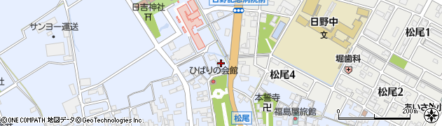 滋賀県蒲生郡日野町上野田179周辺の地図